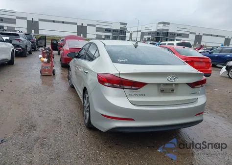 2017 Hyundai Elantra Limited from USA, damaged, VIN KMHD84LF8HU077166